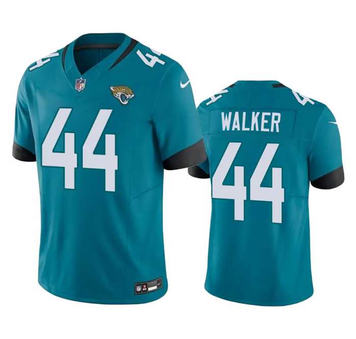 Men & Women & Youth Jacksonville Jaguars #44 Travon Walker Teal 2023 F.U.S.E Vapor Untouchable Limited Stitched Jersey